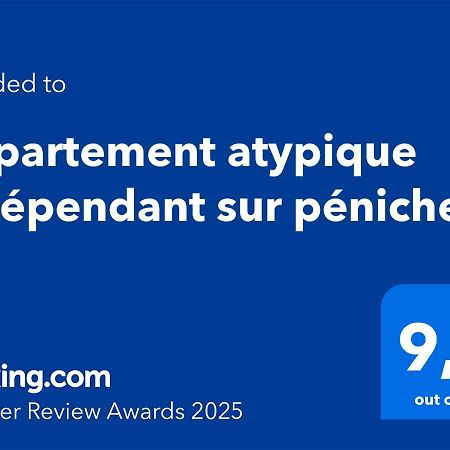 Appartement Atypique Independant Sur Peniche ميتز المظهر الخارجي الصورة